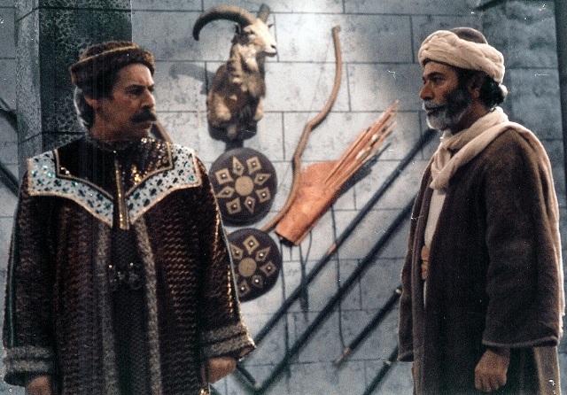داوود رشیدی و علی نصیریان در سریال � گرگها� به کارگردانی داود میرباقری 1365
